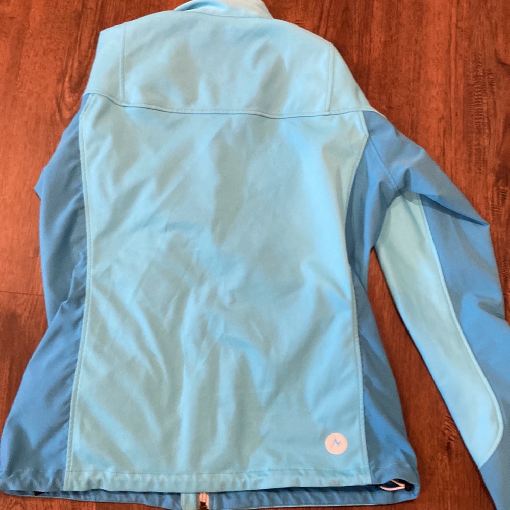 Marmot Gore Windstopper Blue Coat Jacket View 4